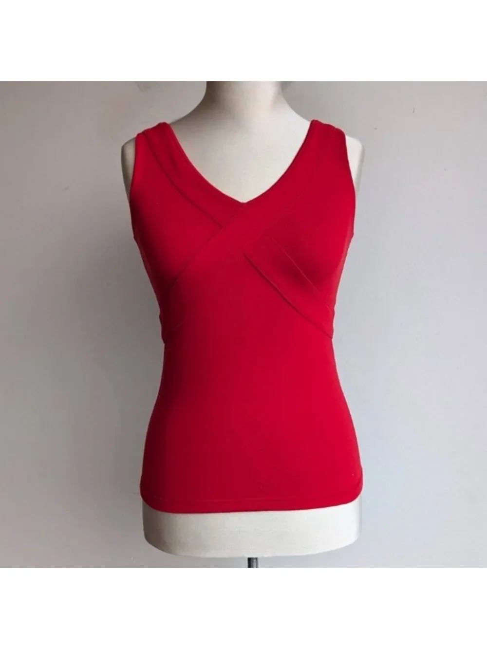 Lululemon Red Wrap Tank Top